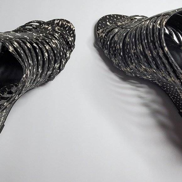 CK Phillipa Cage Wedge Sandals Snakeskin - Picture 4 of 6